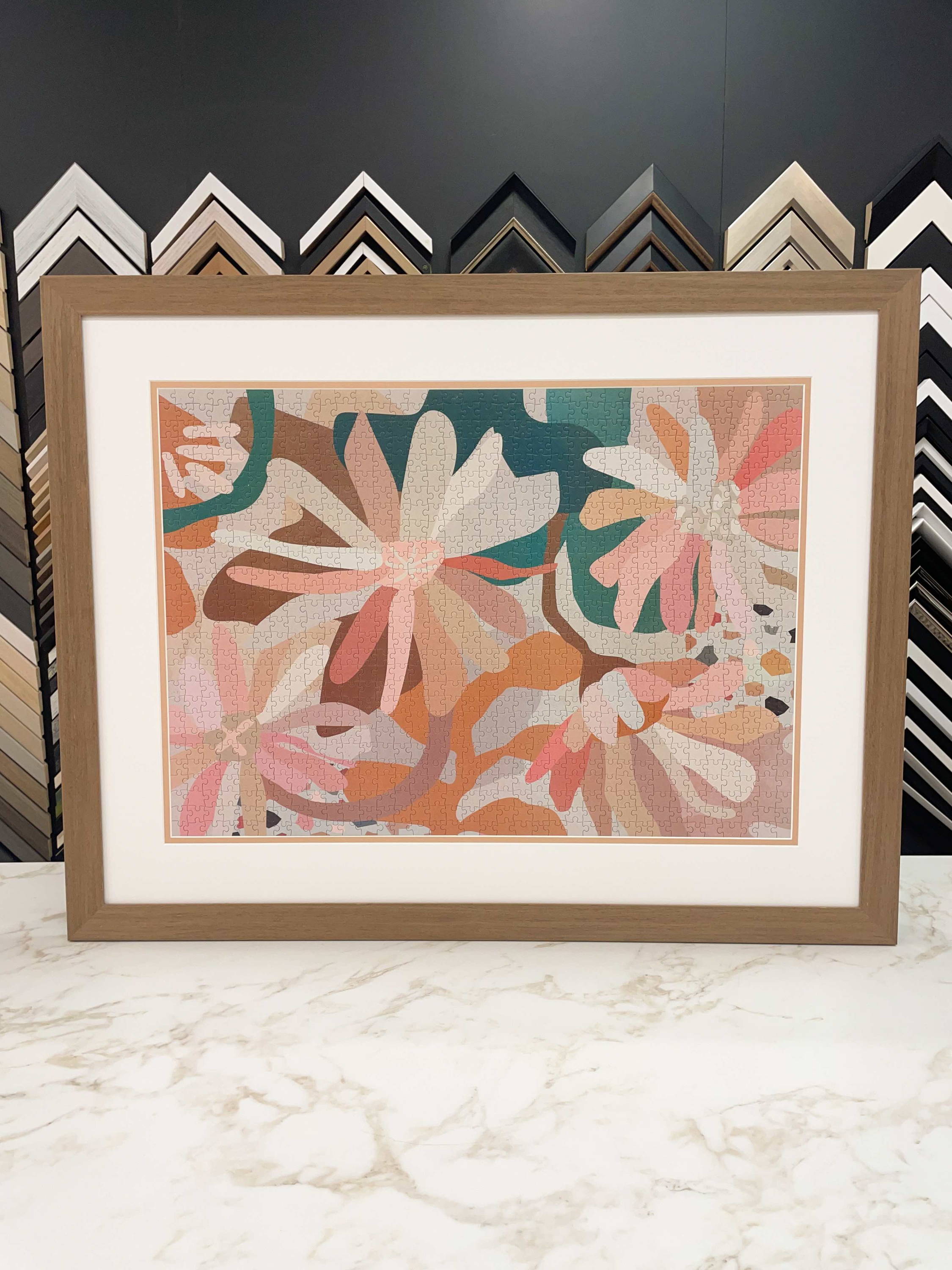 How to Custom Frame a Puzzle